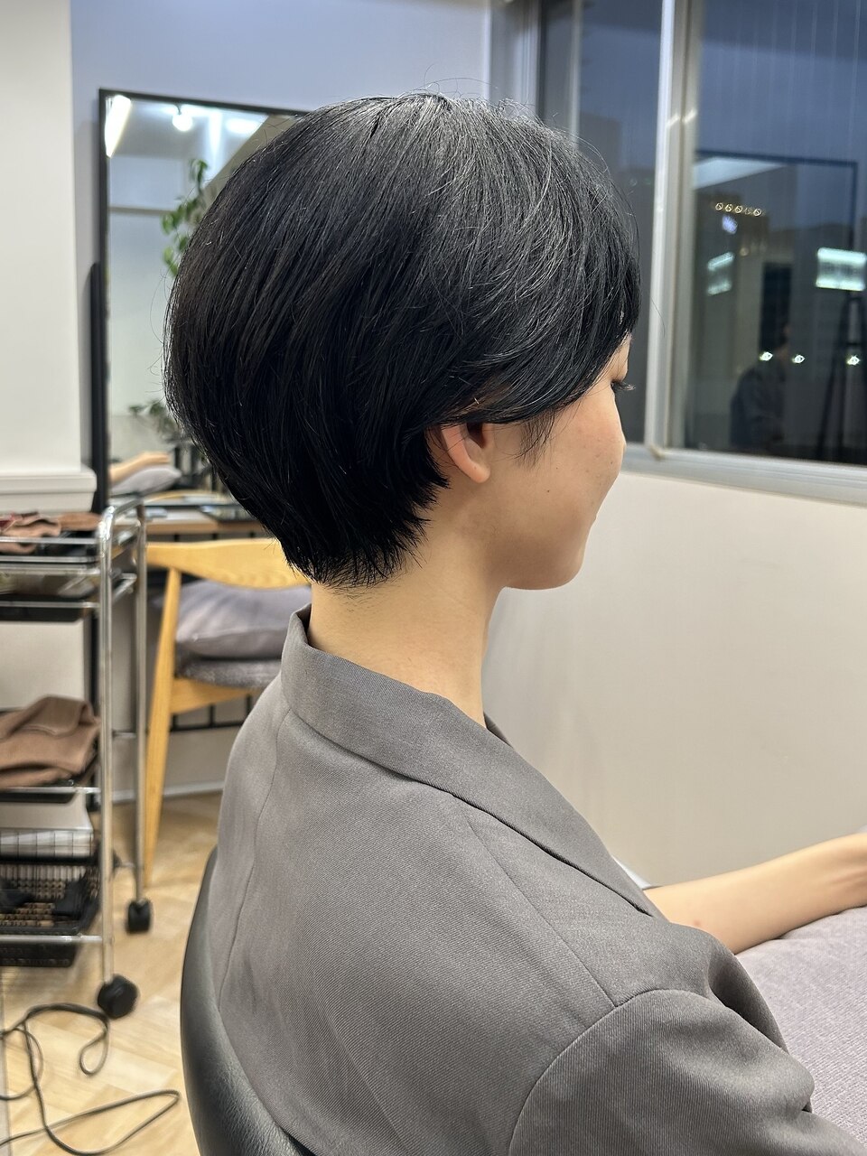 ハンサムショート/センターパート/メンズライク/20代/30代/40代