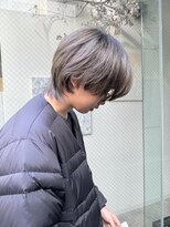 シェリ ヘアデザイン(CHERIE hair design)&nbsp;オリーブグレー×ショートウルフ◎