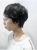 【柔らかカールのショートパーマ】河野祐花
