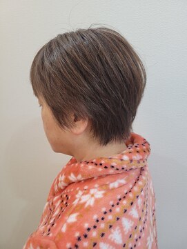 ラム(Rum) 白髪活かし艶ブラウン×ミセスショート☆