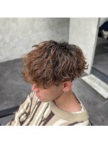 クロー(CROW)&nbsp;波巻きパーマ×マッシュ