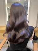 大人かわいい20代30代40代小顔ラベンダーグレージュ　Zina本八幡
