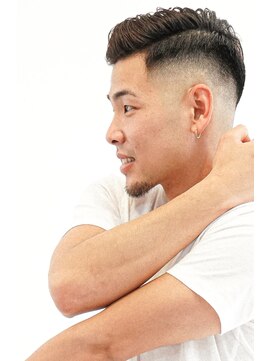 ジョースタンダードスタジオ(JOE STANDARD STUDIO) ビジネスショート ツーブロックナチュラルシチサン