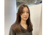 リニューアル記念】髪質改善(プレミアム)&透明感カラー&カット&クイックスパ