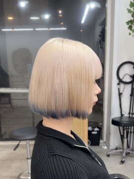 ドットハリス(.Hallis) ハイトーンカラー/エンドカラー/y2k/原宿/表参道