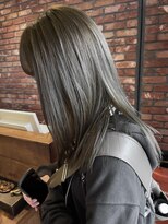 ボコカ(bococa) 【Vicky指名】ブリーチなしカラーオリーブベージュレイヤー