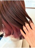 インナーカラー・ボブ