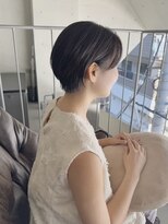 ノールート(No√)&nbsp;耳かけ/コンパクトショート/アッシュグレージュ/大須/ヘッドスパ