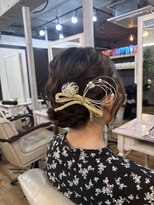 ラシクゼロ 草加駅前(Lashiku Zero)&nbsp;浴衣ヘアアレンジ  8/12