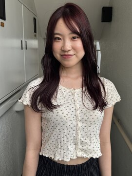 ローレンジウ(LOREN JU) ミディアムヘア/暗めカラー/グランマッシュ/名駅/レイヤーカット