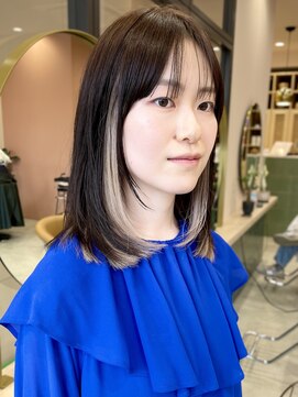 イギー(igggy) インナーカラー☆ホワイトベージュ