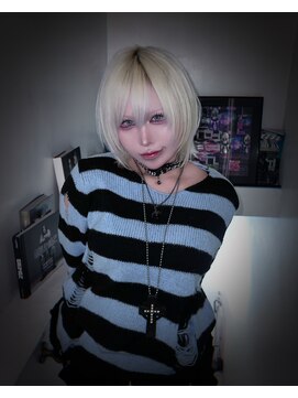 キイ 原宿 表参道(K.e.y) シャギーカット/ショートウルフ/ホワイトカラー