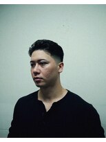 メリケンバーバーショップ フクオカ(MERICAN BARBERSHOP FUK)&nbsp;かきあげナチュラルフェードビジネス