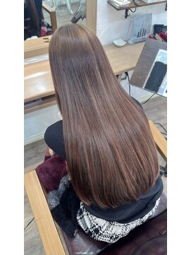 ラウラアンドロー(LAURA&RO) ダブルカラー/ケアブリーチ/インナーカラー/ベージュ【塚口】