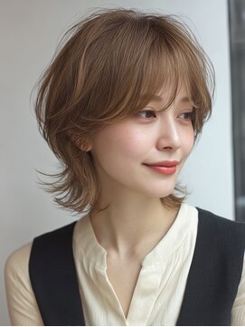 ハーツ(Heart's) 白髪ぼかし脱白髪染め似合わせカット40代50代60代