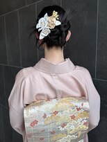 アクシス 栄店(`AXIS)&nbsp;馬渕ミルクティーブロンド/ダークブルー/デジタルパーマ/栄