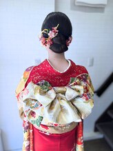タグマル&nbsp;振袖着付けヘアセット☆タイトシニヨン