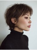 吉祥寺/ミルクティーブロンド/ダークブルー/デジタルパーマ