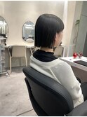 切りっぱなしボブ