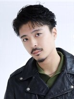 ケアリー 大泉学園(Carelly)&nbsp;ツイストパーマ七三オールバックマッシュウルフスリークショート