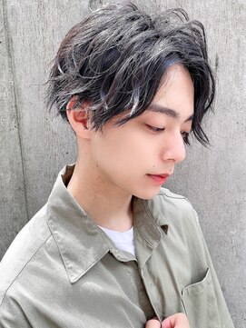 リープアルケー ヘアアンドヘッドスパ 錦糸町北口店(leap arche Hair&head spa) 刈り上げセンターパート/波巻きツイストスパイラル/錦糸町