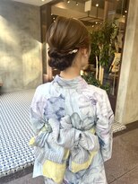 レイン(RAIN) ゆるふわまとめ髪で可愛く浴衣ヘア