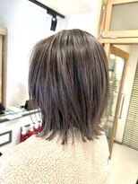ネオリーブサイン 大森店(Neolive sign)&nbsp;ナチュラルバレイヤージュ　ハイライト　ミルクティーベージュ