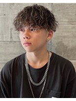 TENDER 川崎 MEN'S SALON【テンダー】【10月上旬NEW OPEN（予定）】&nbsp;1827ハイライトメッシュ無造作ヘアツイストスパイラルパーマ