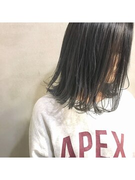 ミント(mint) 暗髪透けるグレー♪