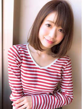 アグ ヘアー ラフェット 上尾店(Agu hair la_fate) 大人かわいい小顔前下がりボブ