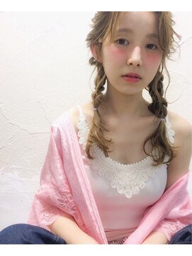 ヘアアンドリラクゼーション シャッセ(Hair&Relaxation SASE) ゆるカワ編み込みカジュアルアレンジ