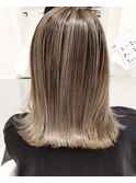 大人外国人風☆コントラストバレイヤージュ