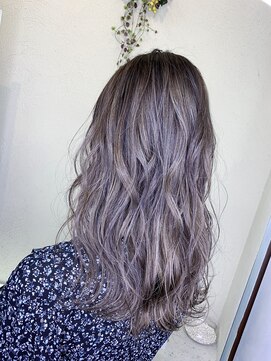 ミシェリー(misherry) ハイライトデザインカラー小顔韓国風ケアブリーチくびれヘア