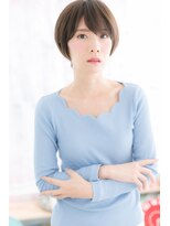 ミック 日暮里店(miq)&nbsp;前下がり小顔マッシュショートb