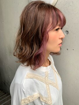 シャル 相模大野(shalu) 【ムラカミ】紫×フェイスフレーミング≪shalu相模大野≫