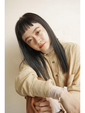 トリッカ 銀座(tricca) ショートバング/暗髪/髪質改善