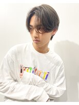 フィフス(fifth) ナチュラルセンターパート/ワンカールパーマ/ミルクベージュ