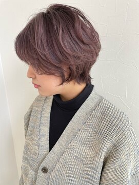 ヘアーデザイン アトリコ(Hair design attrico) ラベンダーカラー/春カラー/ショート