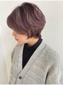 ラベンダーカラー/春カラー/ショート