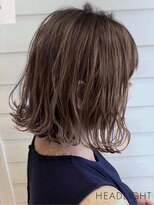 アーサス ヘアー デザイン 千葉店(Ursus hair Design by HEADLIGHT)&nbsp;ミルクティグレージュ×外はねミディ_