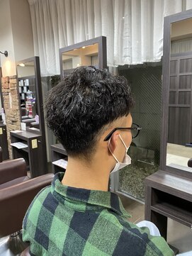 ラシンバン オム(LashinVan HOMME) アップバング×ソフトツイスト