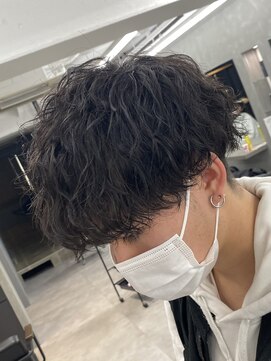 オーバルバイアピッシュ(OVARL by apish) 緩めしっかり縦落ちパーマ/波ウェーブパーマ/ウザバング