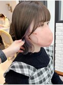 インナーカラーイヤリングカラー×美髪ミディ[横浜/東神奈川]12