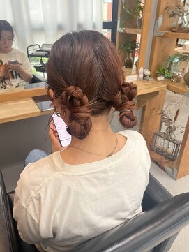 ルーシーバイパム 恵比寿(Lucy by PAM.) お団子アレンジ