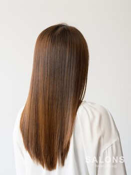 ヘアーズ 板宿店(hairs)の写真/<艶髪HITA縮毛矯正＋カット￥9800>うねりや広がり、クセの強い髪も自然なストレートと手触りに感動♪