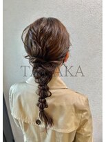 【編みおろし】/結婚式/二次会/同窓会/銀座/有楽町/ヘアセット