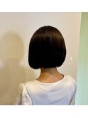 切りっぱなしボブ