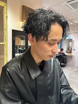 アンユヘアー 与野駅前店(unu.hair)&nbsp;メンズセンターパート/ツイストスパイラルパーマ