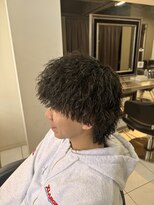 アイズ 海老名(AIZU)&nbsp;ツイストスパイラルパーマ　ウルフ　メンズカット　メンズパーマ