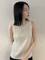 ニコフクオカヘアーメイク(NIKO Fukuoka Hair Make)&nbsp;[NIKO]切りっぱなしボブ/ロブ/黒髪ボブ